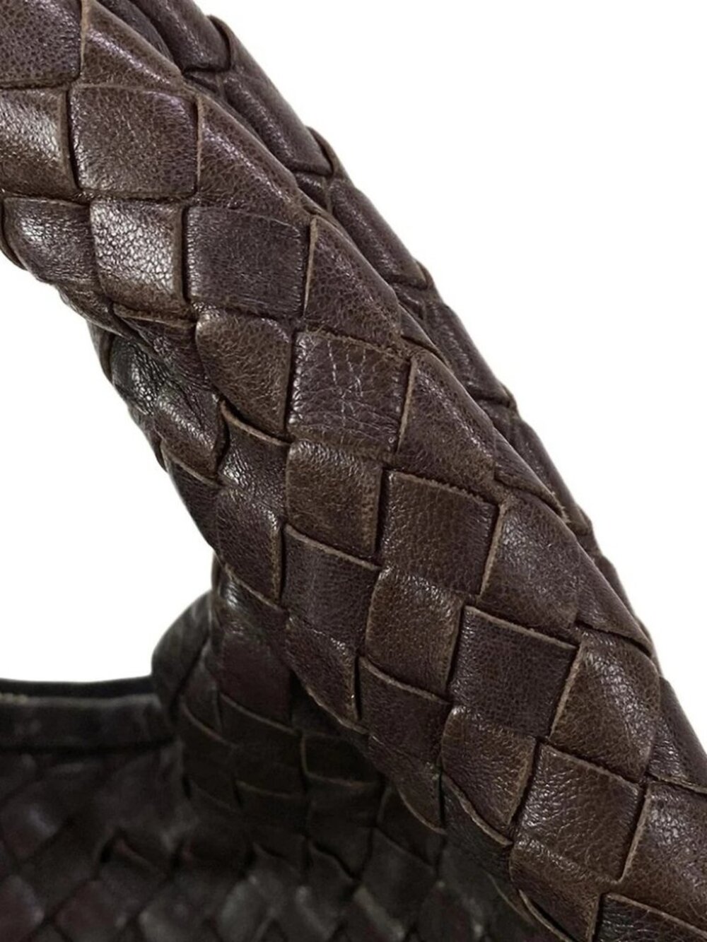BOTTEGA VENETA Intrecciato - Dark Brown Leather Shoulder Bag - Picture 6 of 14